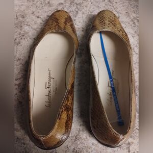 Salvatore Ferragamo Leather Flats